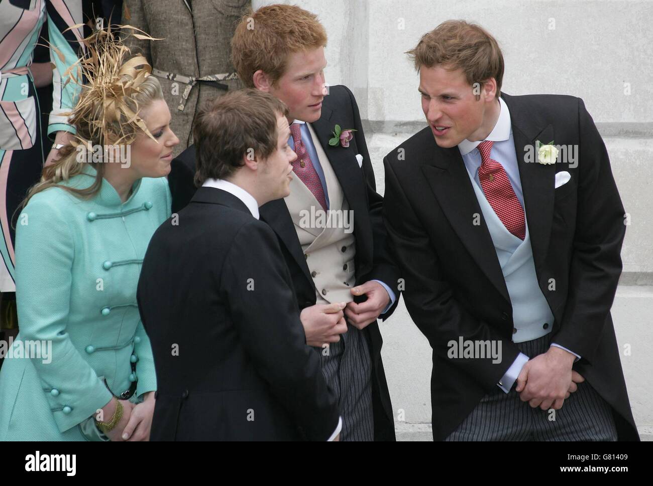 (From left to right) Laura ParkerBowles, Tom ParkerBowles, Prince