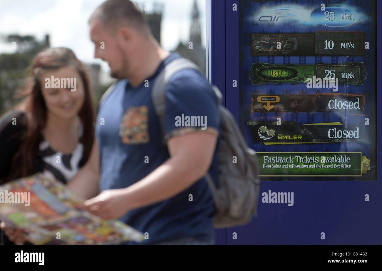 Alton towers oblivion hires stock photography and images Alamy