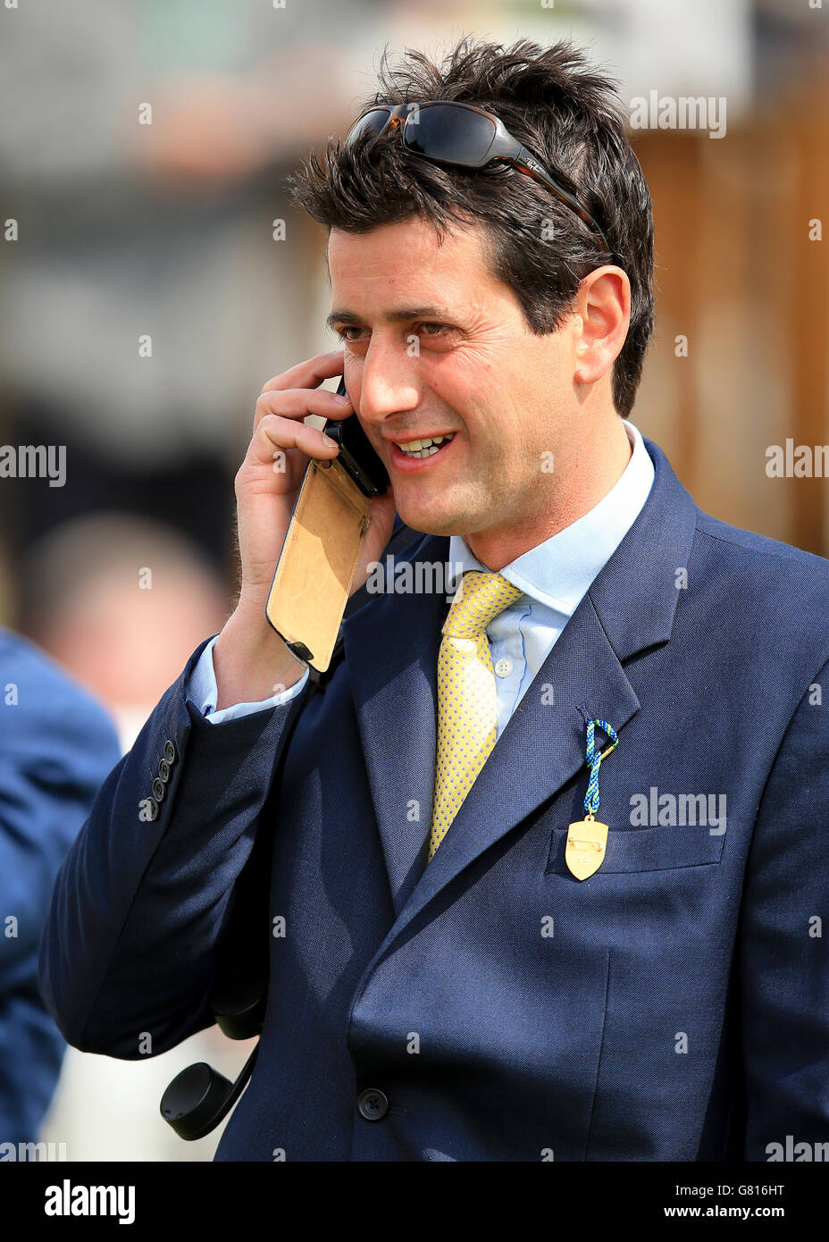 Horse Racing - 2015 Dante Festival - Betfred Yorkshire Cup - York Racecourse. Ed de Giles, trainer Stock Photo