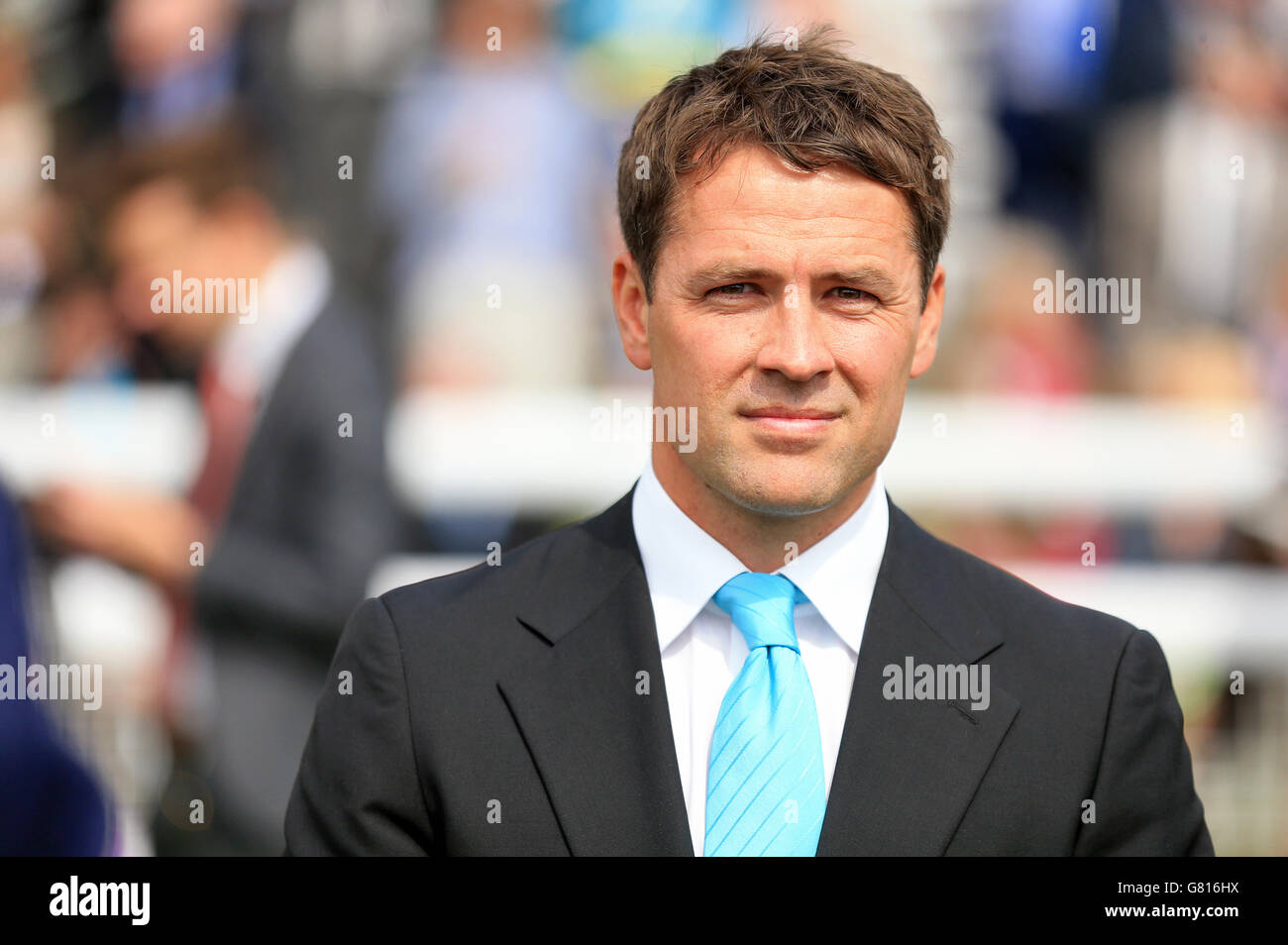 Horse Racing - 2015 Dante Festival - Betfred Yorkshire Cup - York Racecourse. Black Panther owner Michael Owen Stock Photo