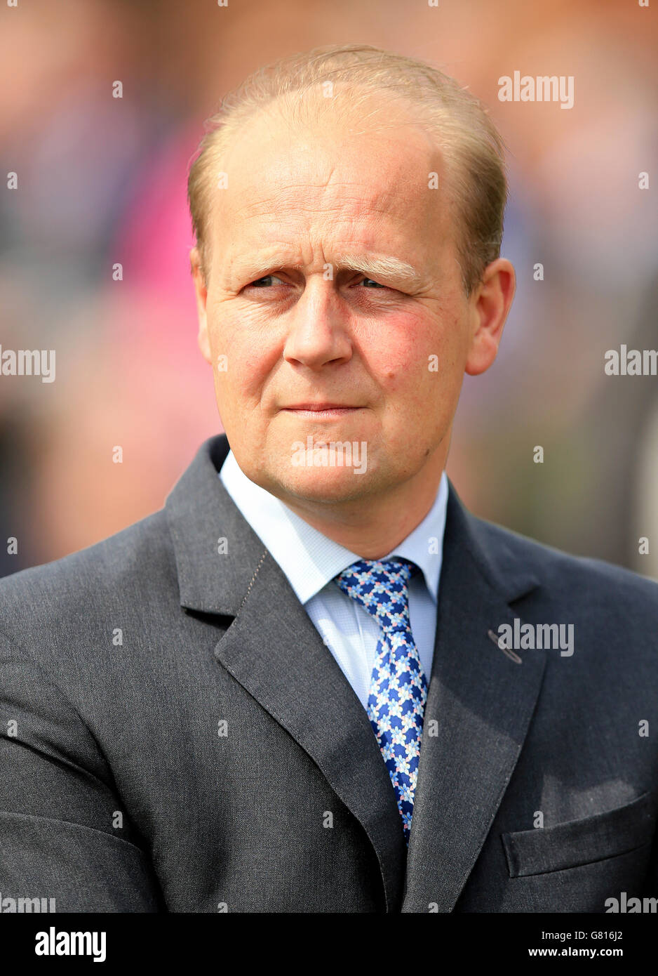 Horse Racing - 2015 Dante Festival - Betfred Yorkshire Cup - York Racecourse. Ed Dunlop, trainer Stock Photo
