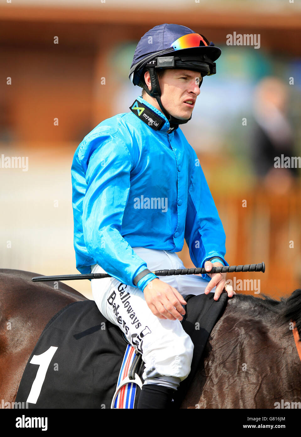 Horse Racing - 2015 Dante Festival - Betfred Yorkshire Cup - York Racecourse. Richard Kingscote, jockey Stock Photo