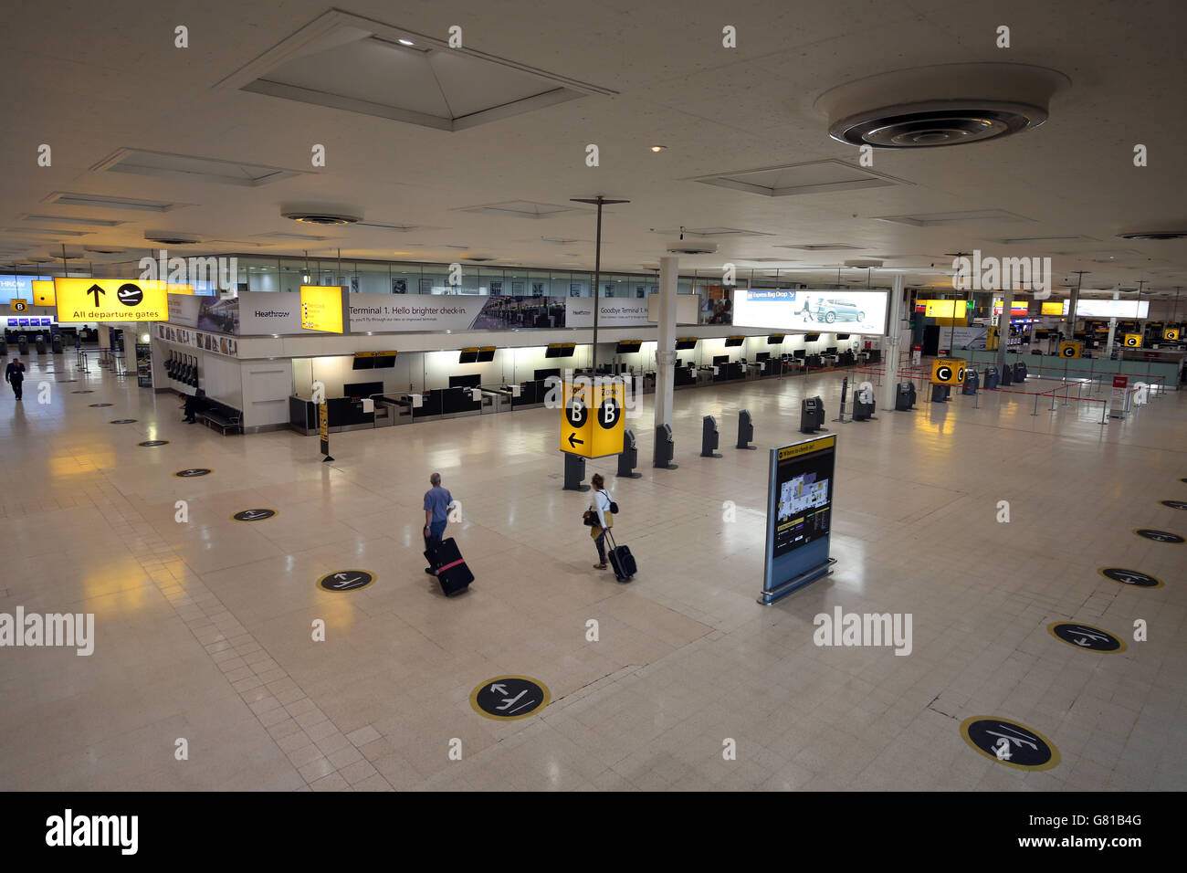 Heathrow T1 to close. The departures level of Terminal One at Heathrow