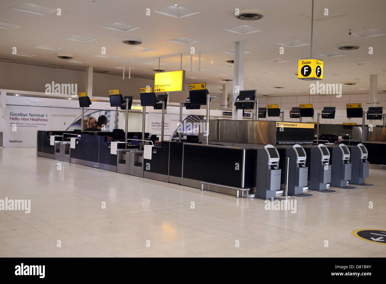 Heathrow T1 to close. The departures level of Terminal One at Heathrow