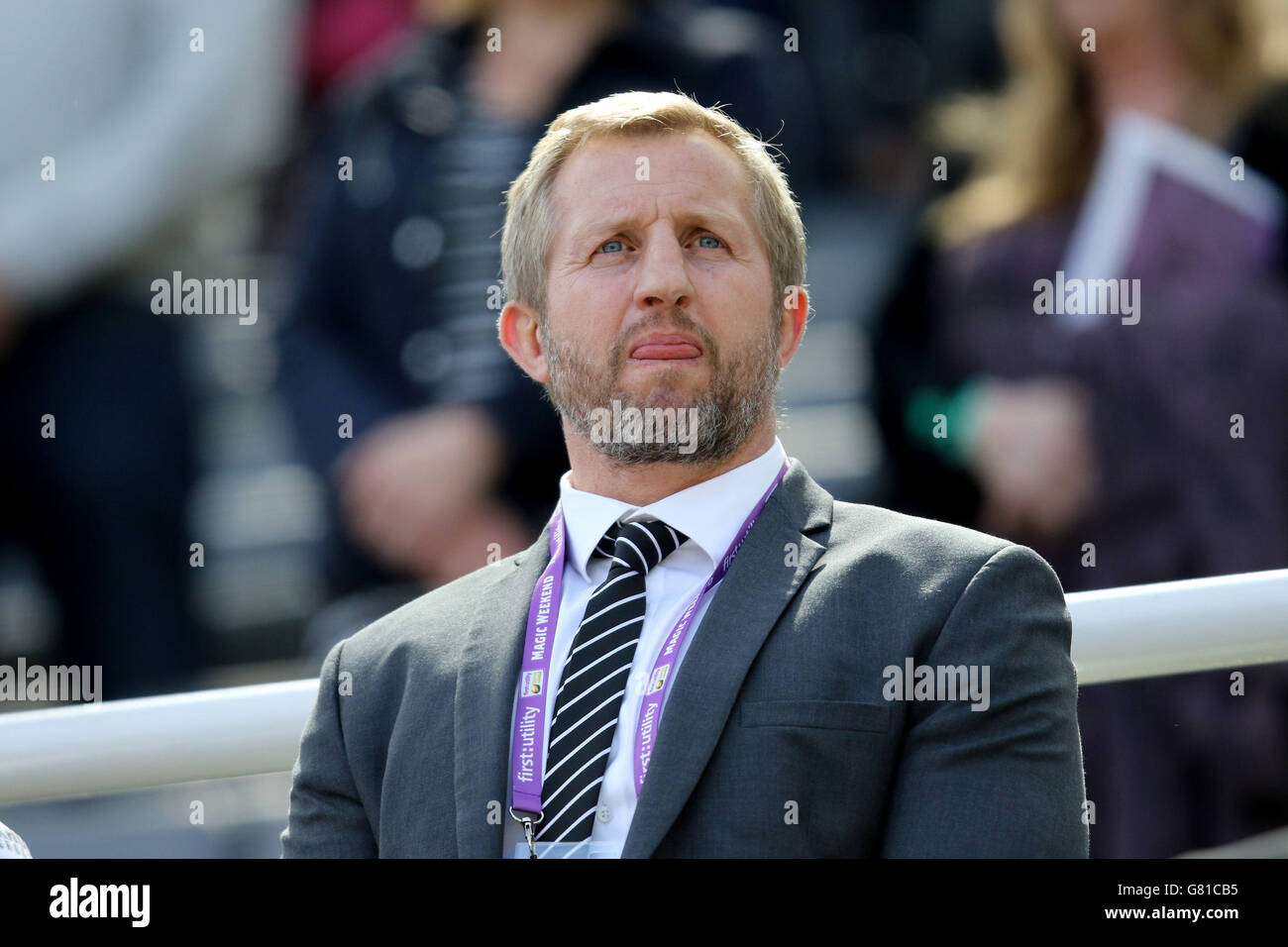 Widnes Vikings head coach, Denis Betts during the Magic Weekend match at St James' Park, Newcastle. Stock Photo