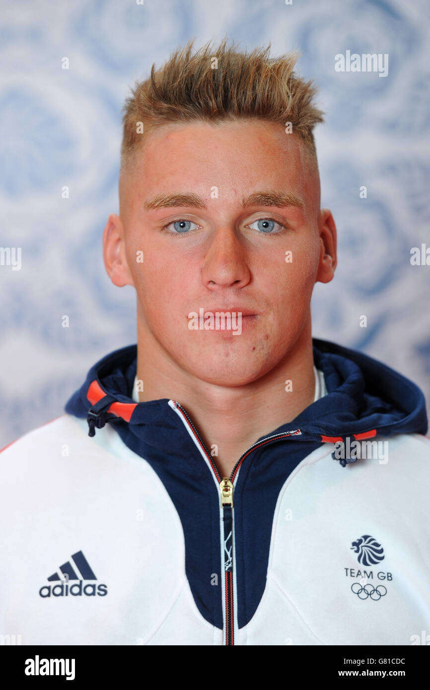 Acrobatic Gymnast Ryan Bartlett during the kitting out session at the N