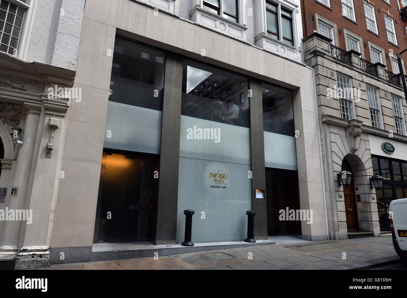 Celebrity Hangouts - London. General View of 'Nobu Berkeley Street' in central London. Stock Photo