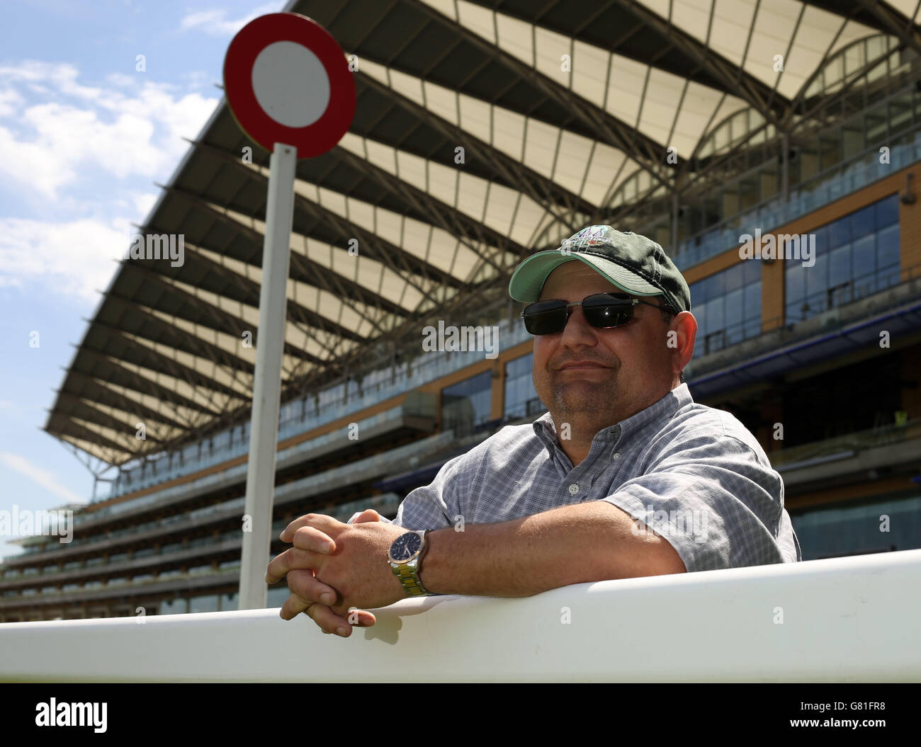 Alan Sherman, son of trainer Art Sherman who trains American Horse