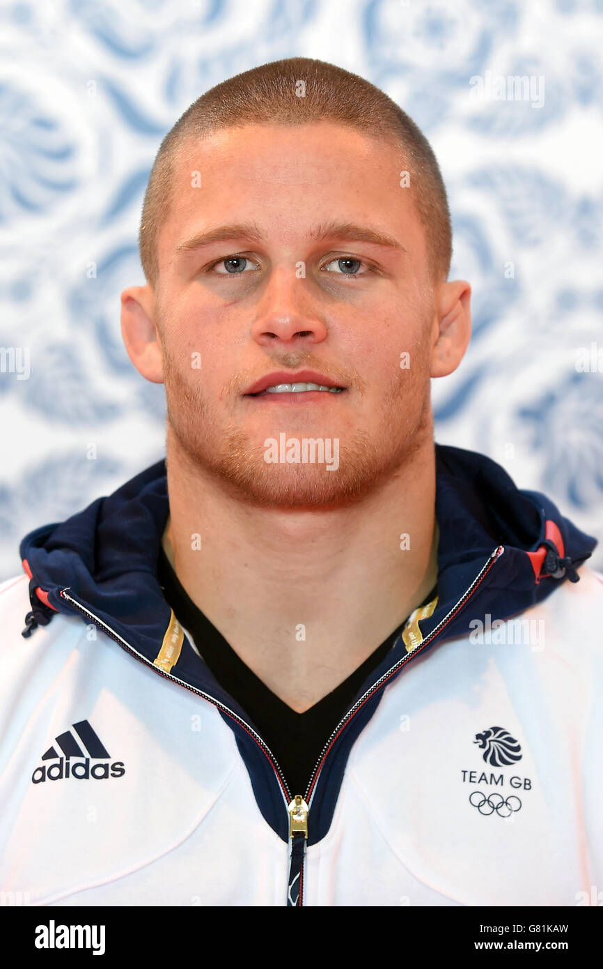 Great Britain's Owen Livesey during a kitting out session at The NEC