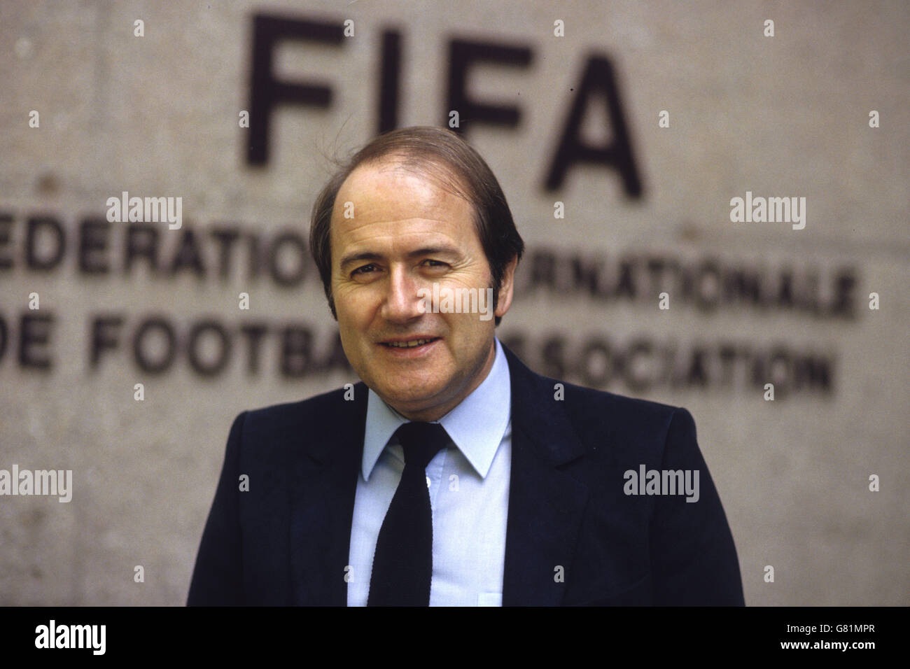 Soccer - Sepp Blatter - Switzerland. FIFA general secretary Sepp Blatter at FIFA headquarters in Zurich, Switzerland. Stock Photo