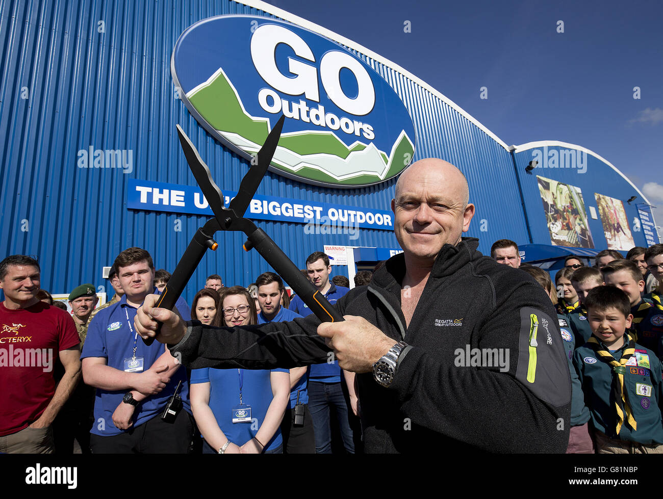 Ross Kemp GO Outdoors Opening Stock Photo Alamy