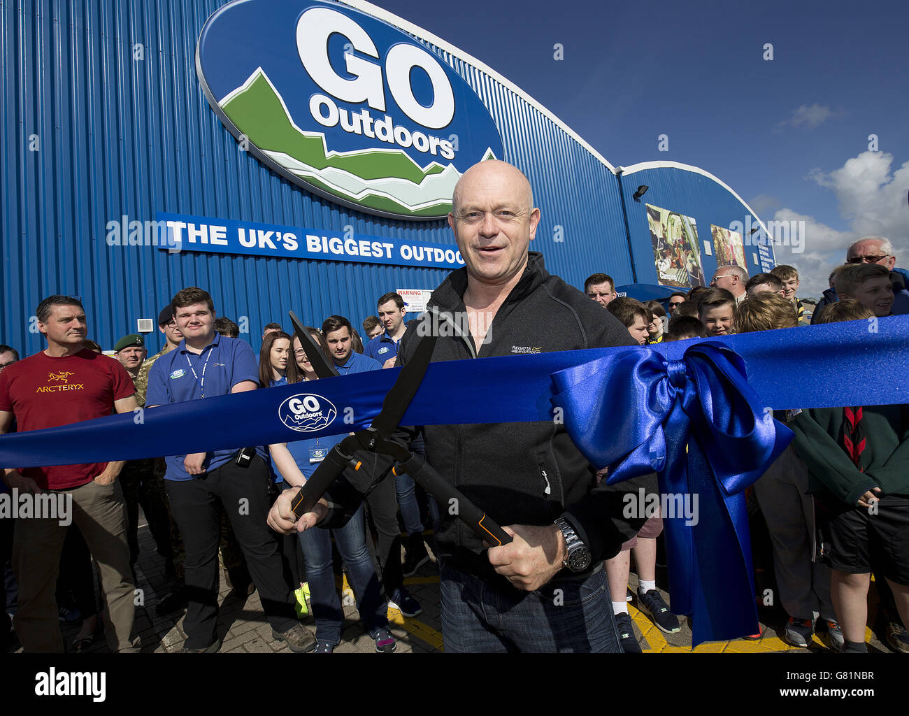 Ross Kemp GO Outdoors Opening Stock Photo Alamy