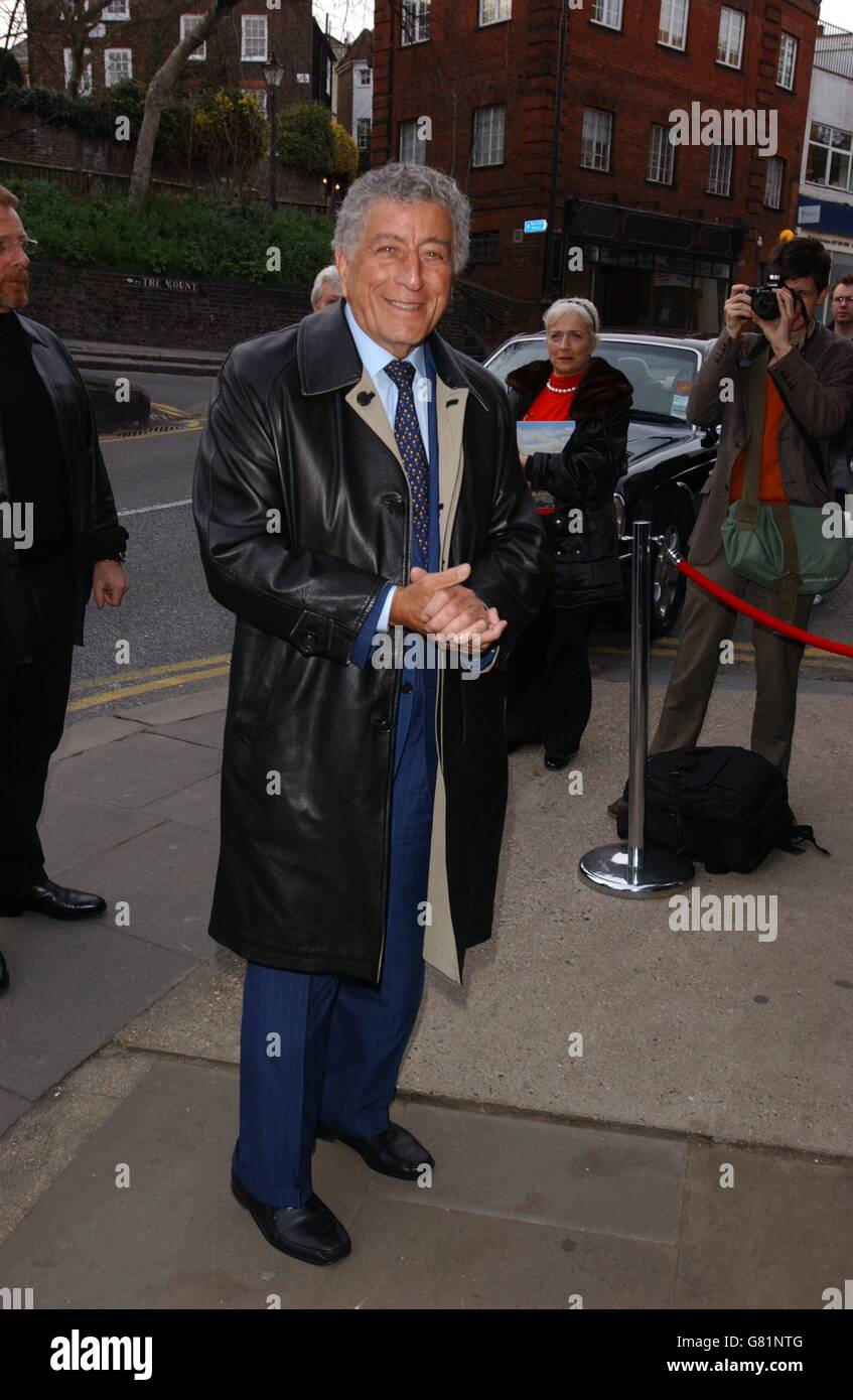 Tony Bennett Art Exhibition Launch - Catto Gallery Stock Photo