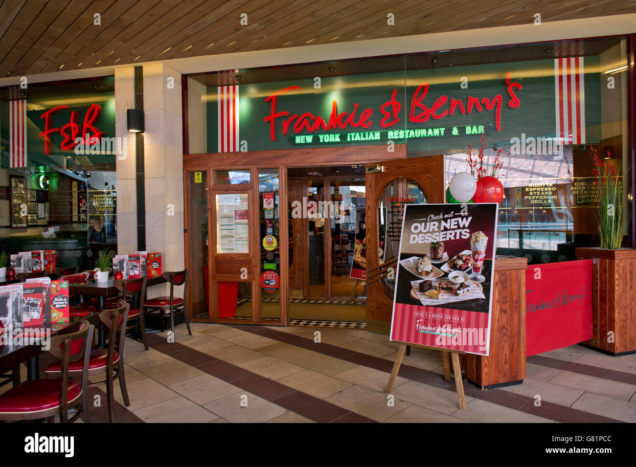 Frankie & Bennys, Cabot Circus, Bristol UK Stock Photo Alamy
