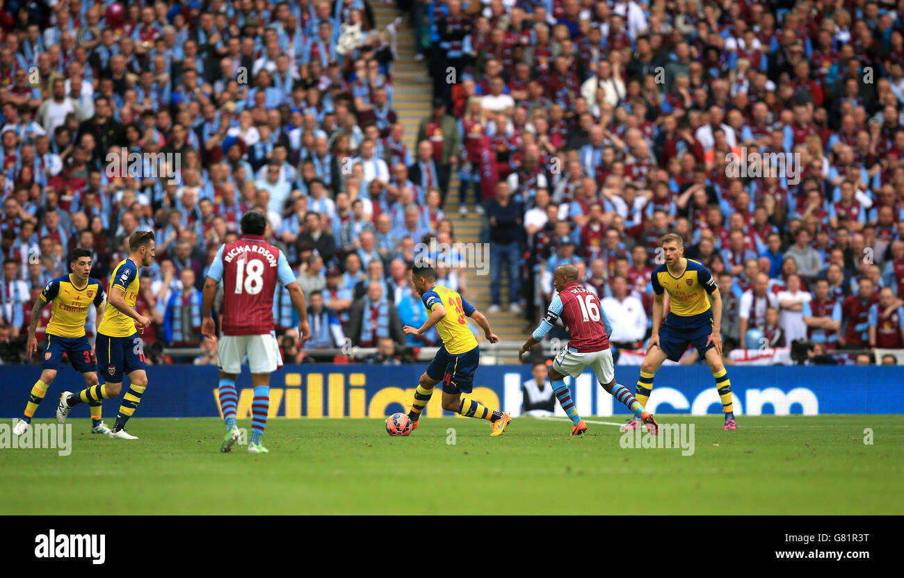 Soccer Fa Cup Final Arsenal V Aston Villa Wembley Stadium Stock