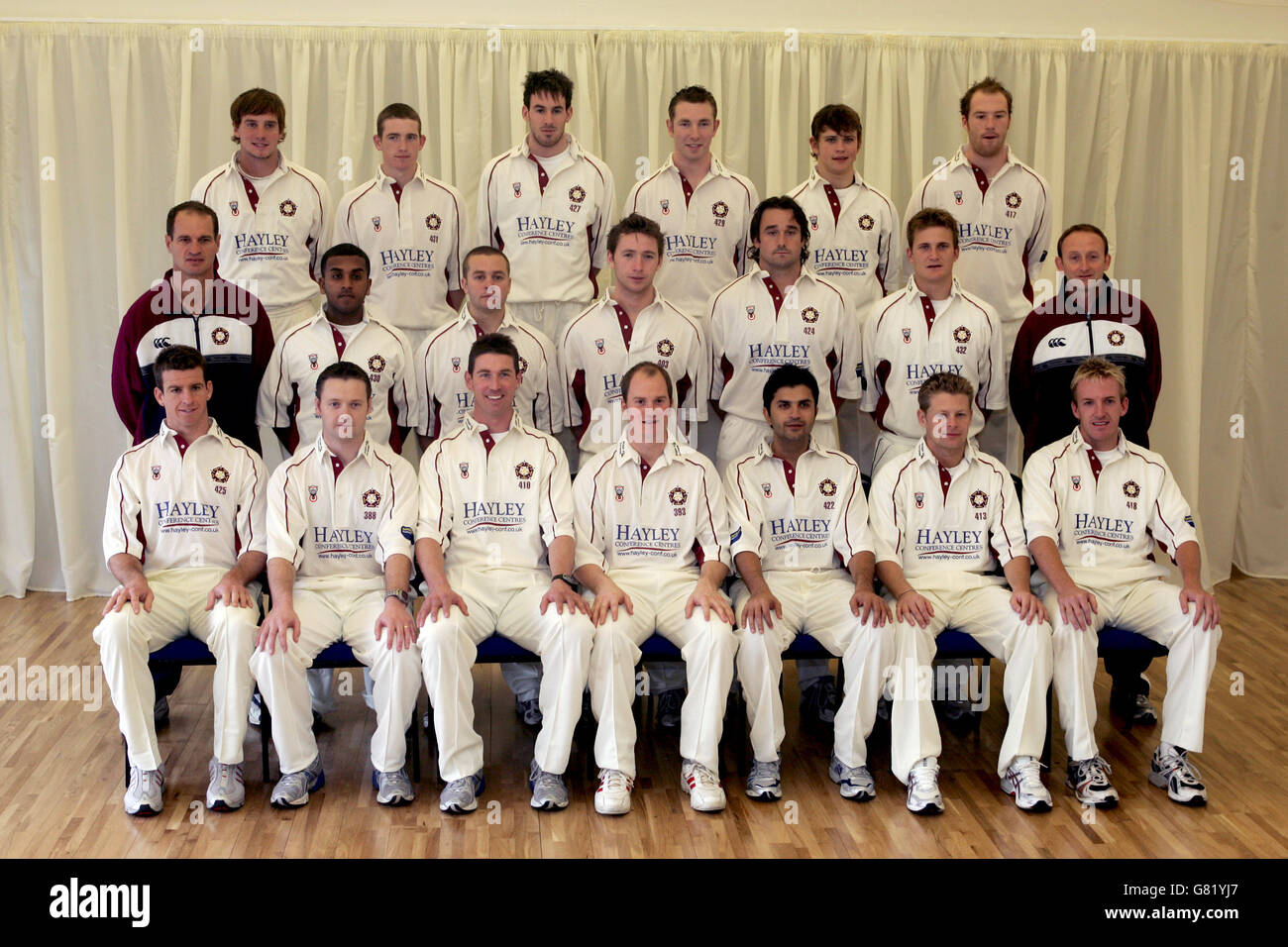 Cricket Northamptonshire County Cricket Club 2005 Photocall