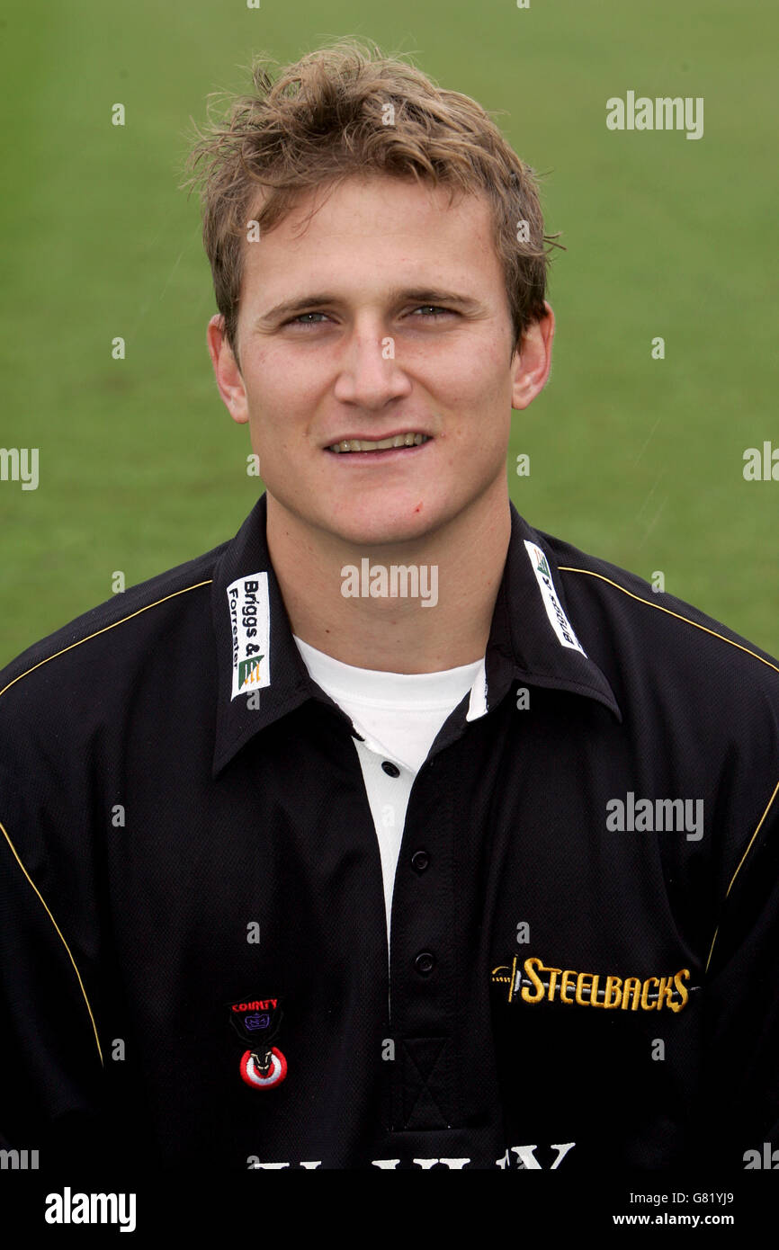 Cricket - Northamptonshire County Cricket Club - 2005 Photocall - County Ground Stock Photo