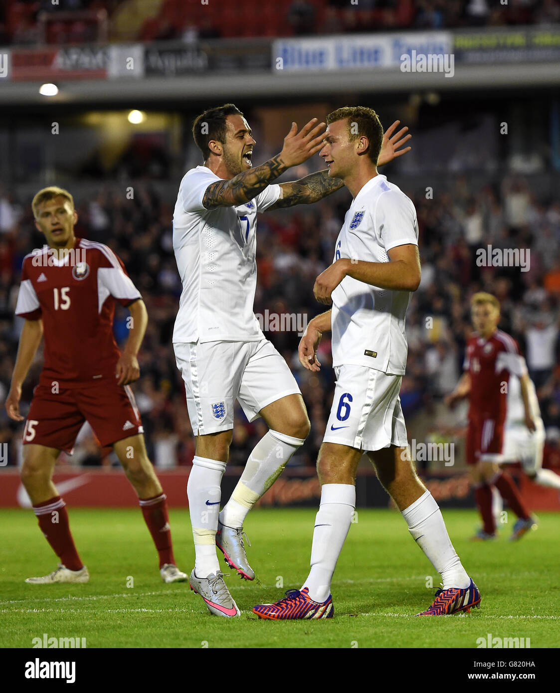 Soccer - Under 21 International Friendly - England v Belarus - Oakwell Stock Photo