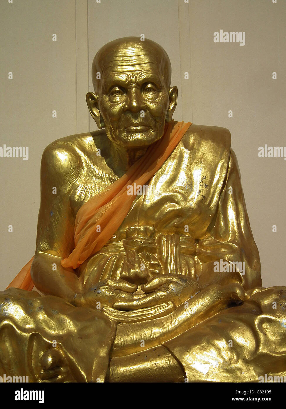 Buddhist monk statue, Buddhist temple, Koh Samui, Bangkok, Thailand
