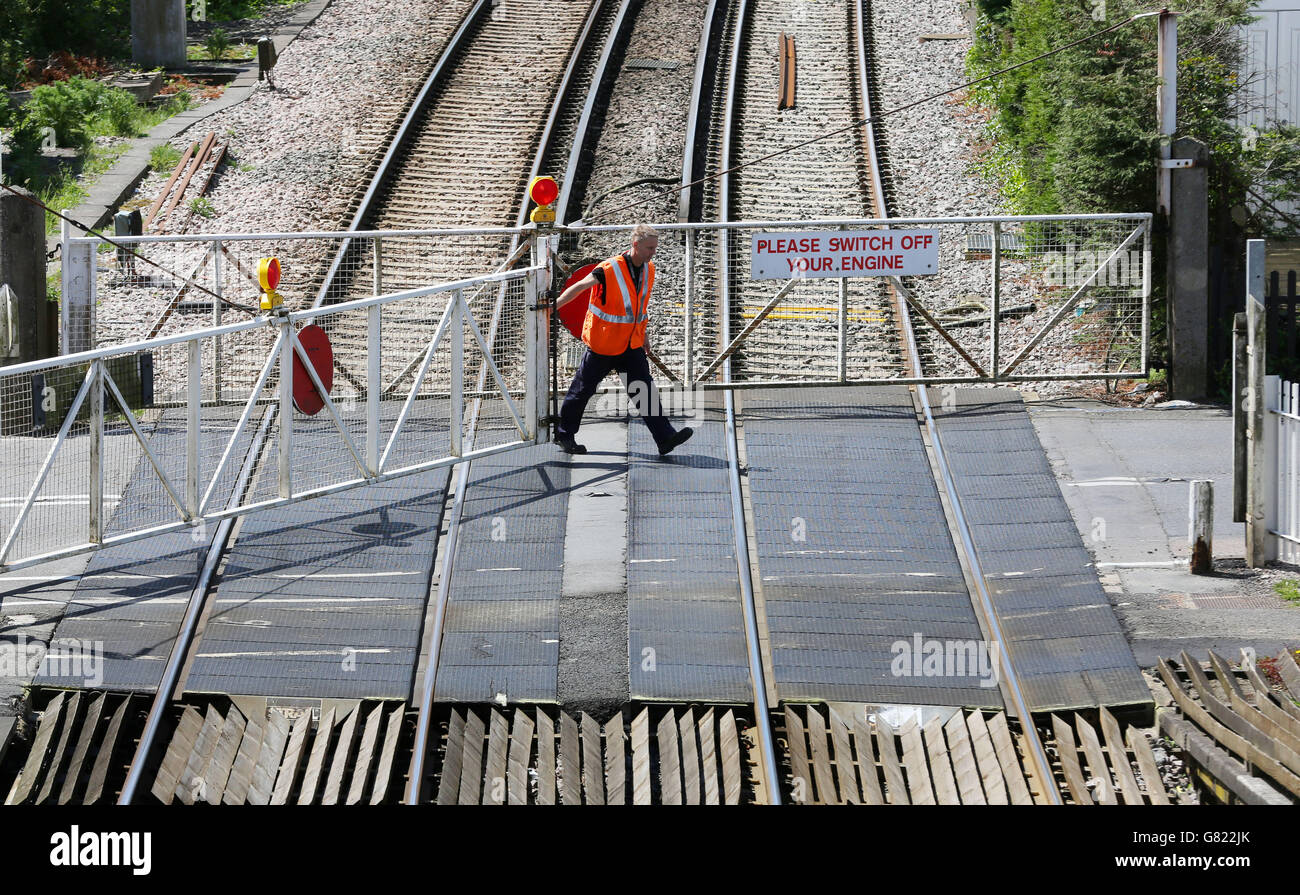 Manned Level Crossing High Resolution Stock Photography And Images Alamy