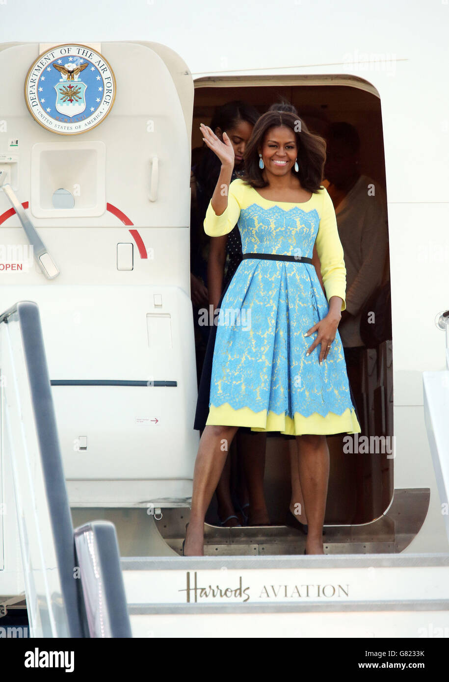 Michelle Obama UK visit Stock Photo - Alamy