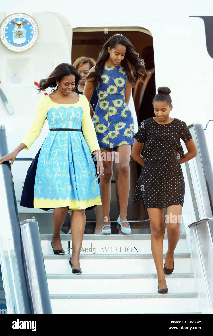 Michelle Obama UK visit Stock Photo - Alamy
