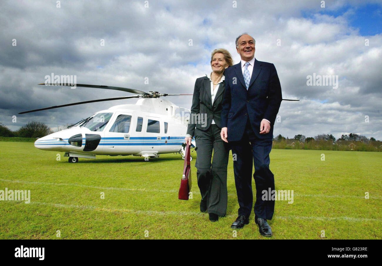 General Election Campaign 2005 Conservative Party Winchester Stock