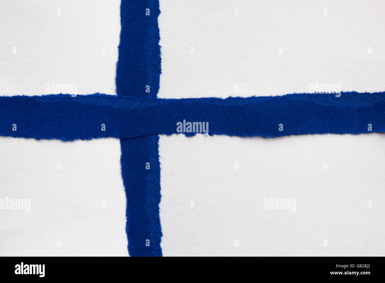 Full frame shot of Finnish flag Stock Photo