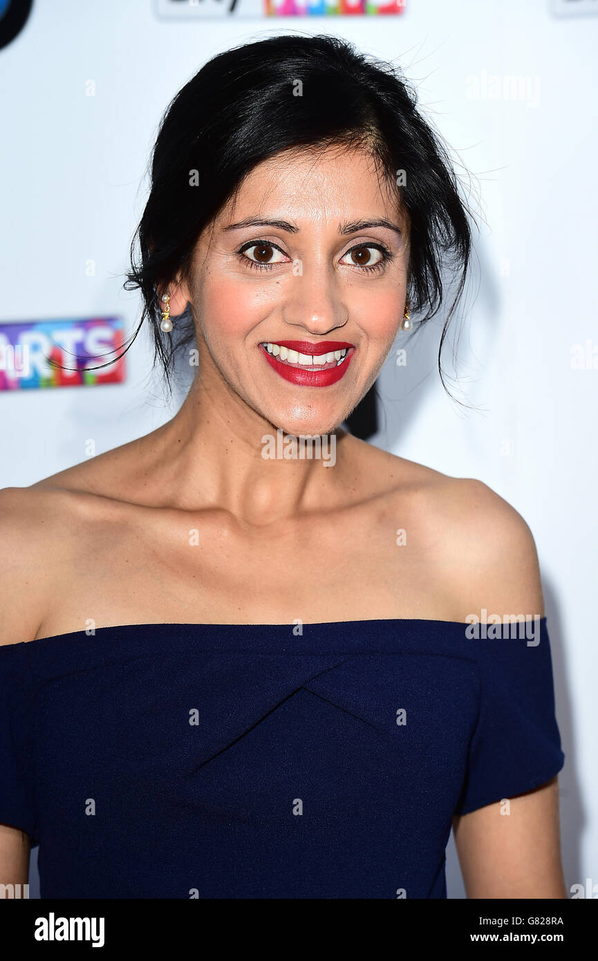 Manjinder virk attending south bank sky arts awards savoy hotel hi-res