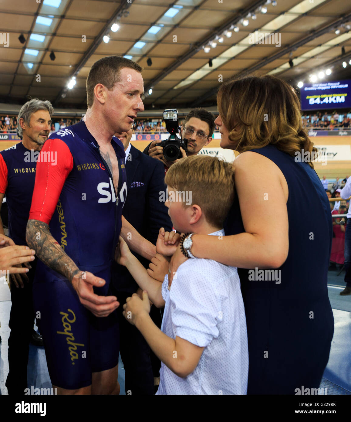 Bradley wiggins wife catherine wiggins hi-res stock photography and