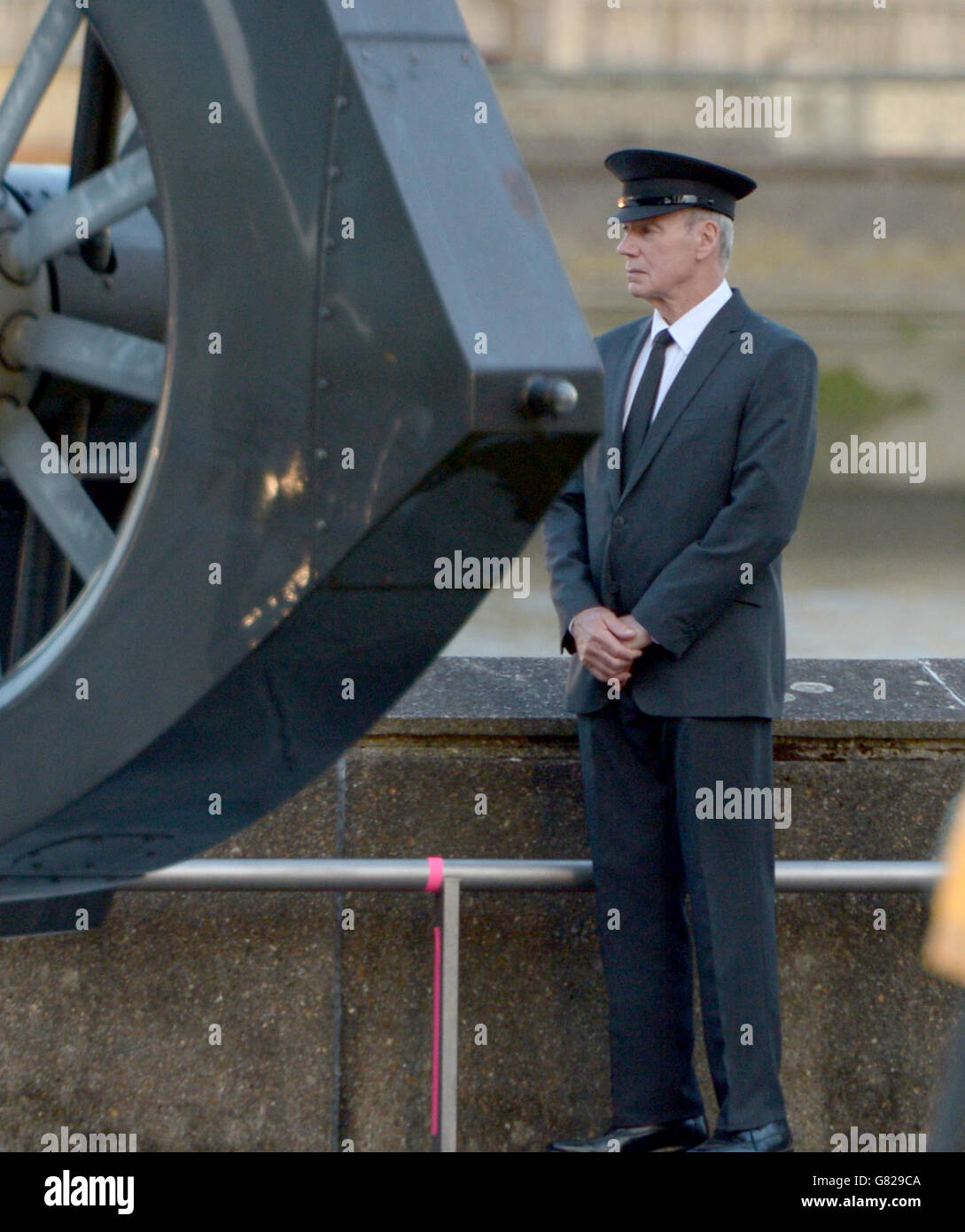 Stand by during the filming of the new james bond film hires stock