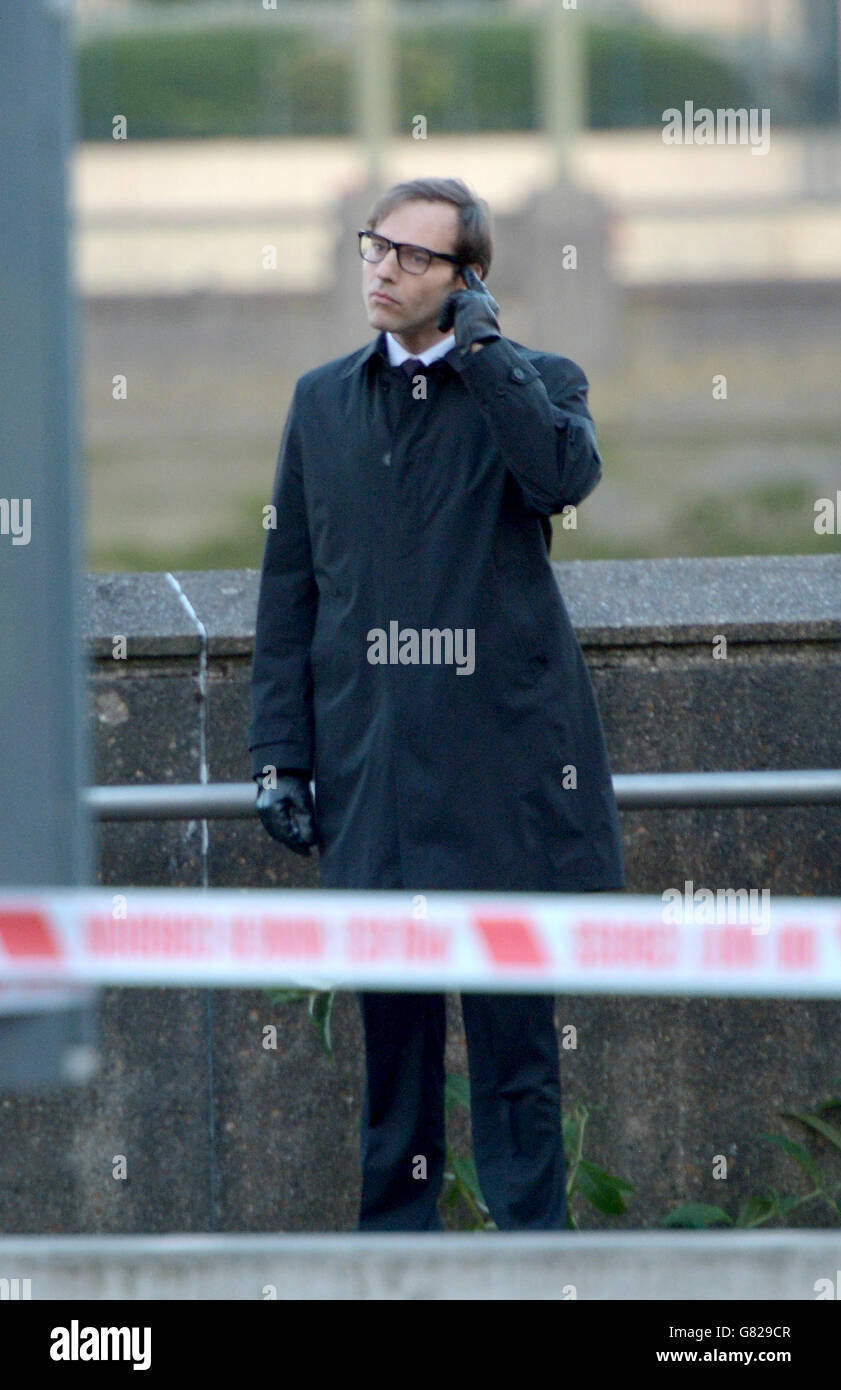 An actor on set during the filming of the new James Bond film, Spectre, in London. PRESS ASSOCIATION Photo. Picture date: Sunday June 7, 2015. Photo credit should read: Anthony Devlin/PA Wire Stock Photo