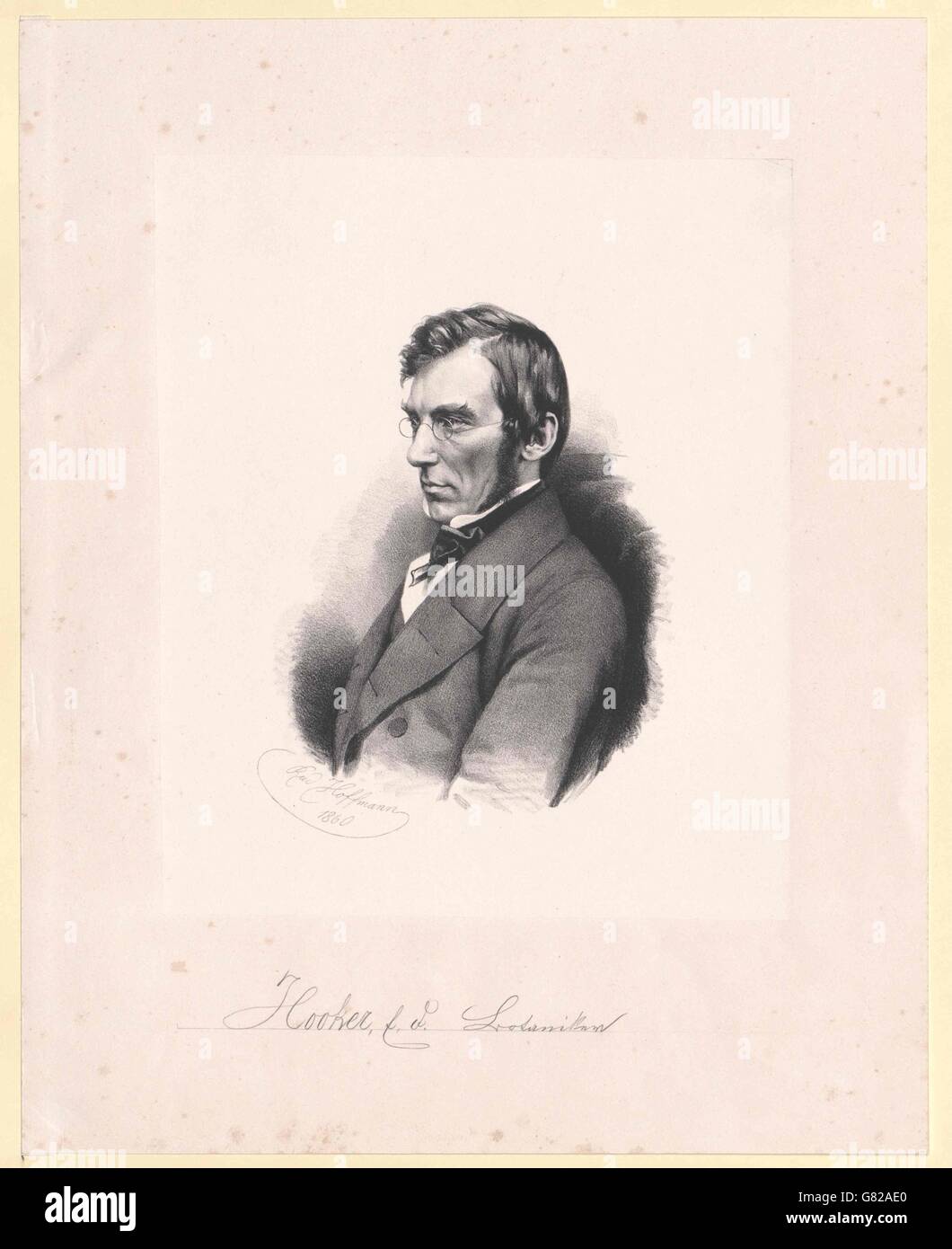 Hooker, Joseph Dalton Stock Photo