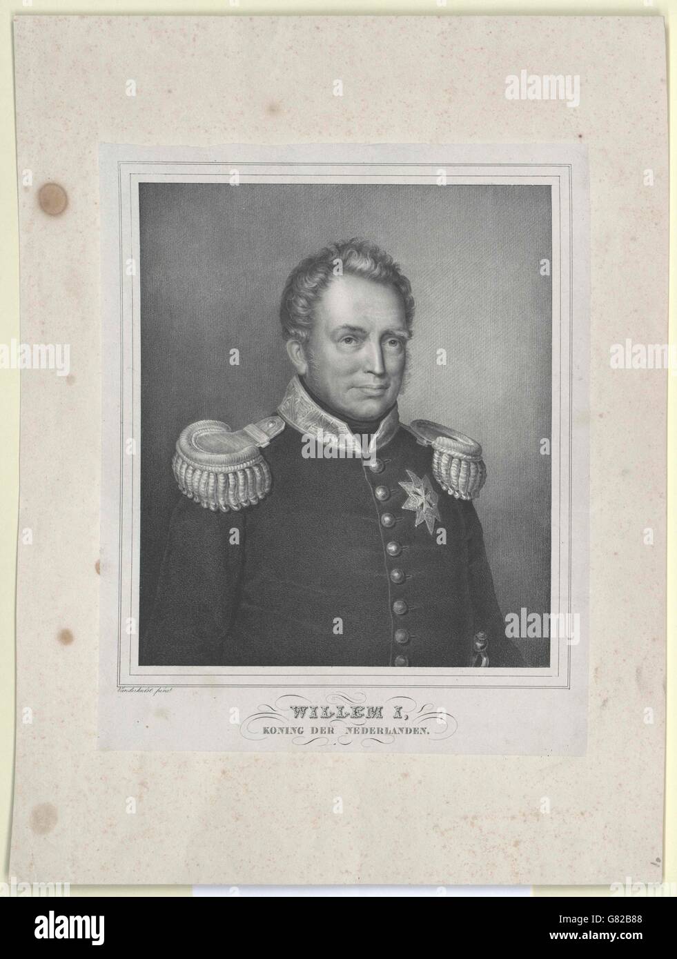 Wilhelm I., König der Niederlande Stock Photo