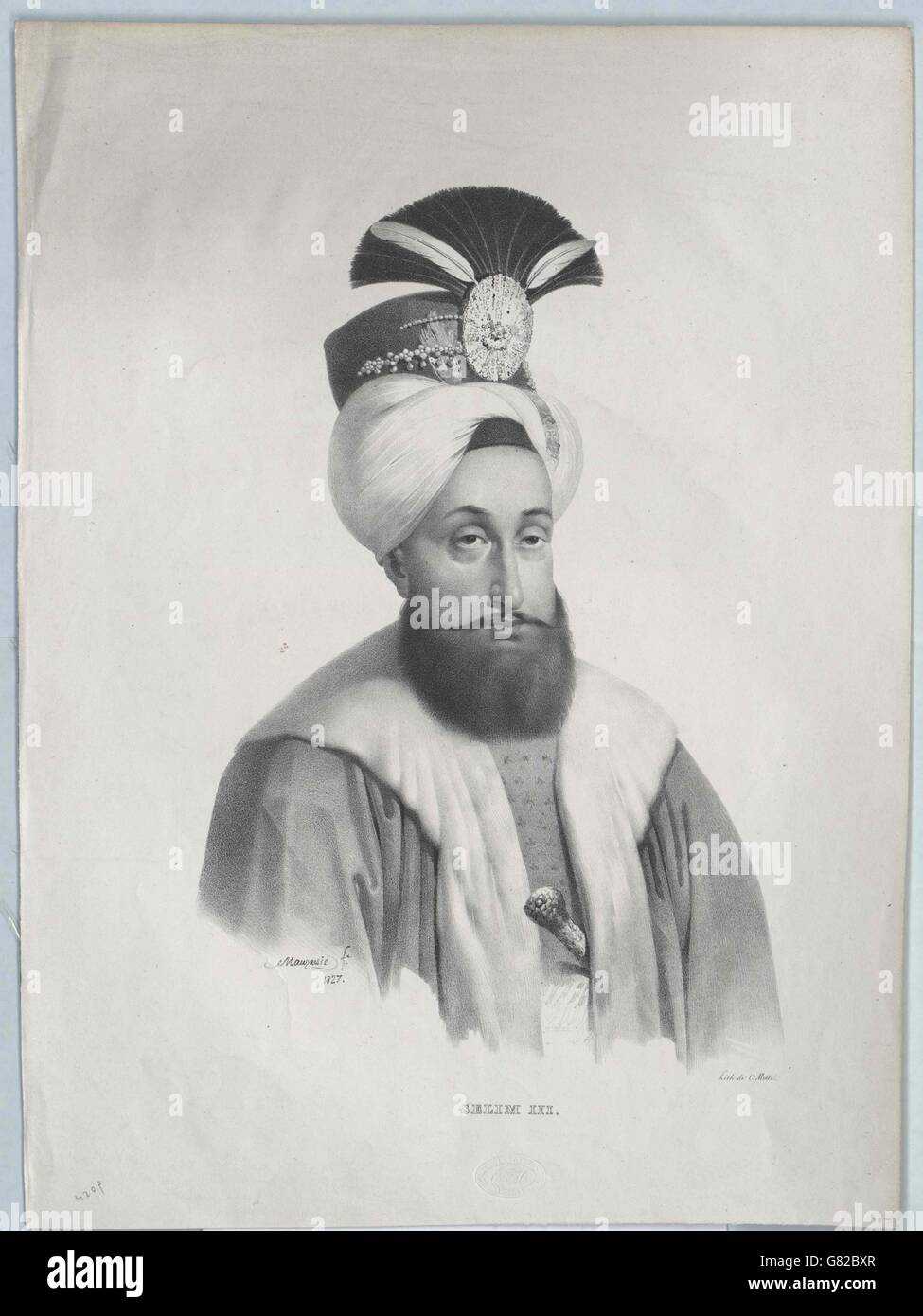 Selim III., Sultan der Türkei Stock Photo - Alamy