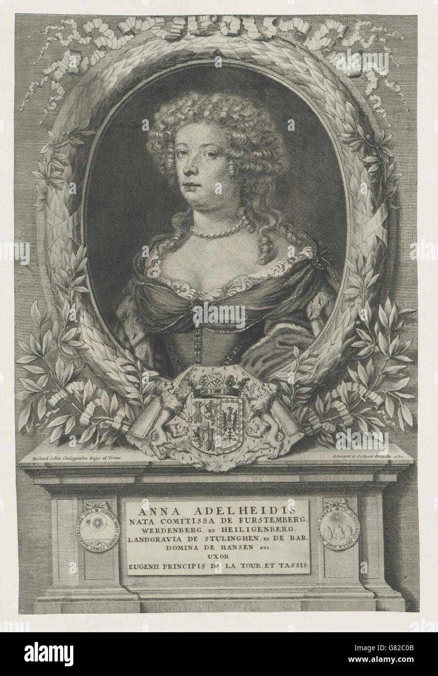 Fürstenberg, Anna Adelheid Landgräfin zu Stock Photo Alamy