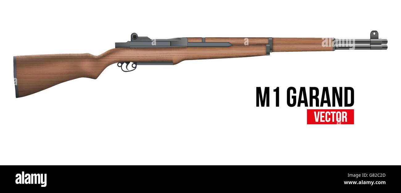 Rifle M1 Garand Vector Stock Vector