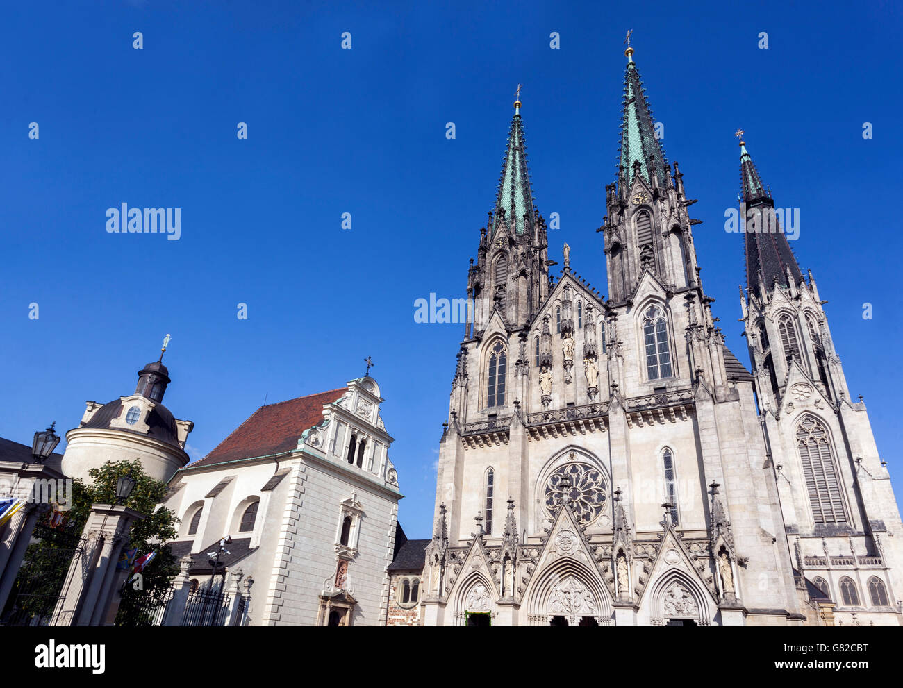 Olomouc Cathedral of St. Wenceslas, South Moravia, Czech Republic