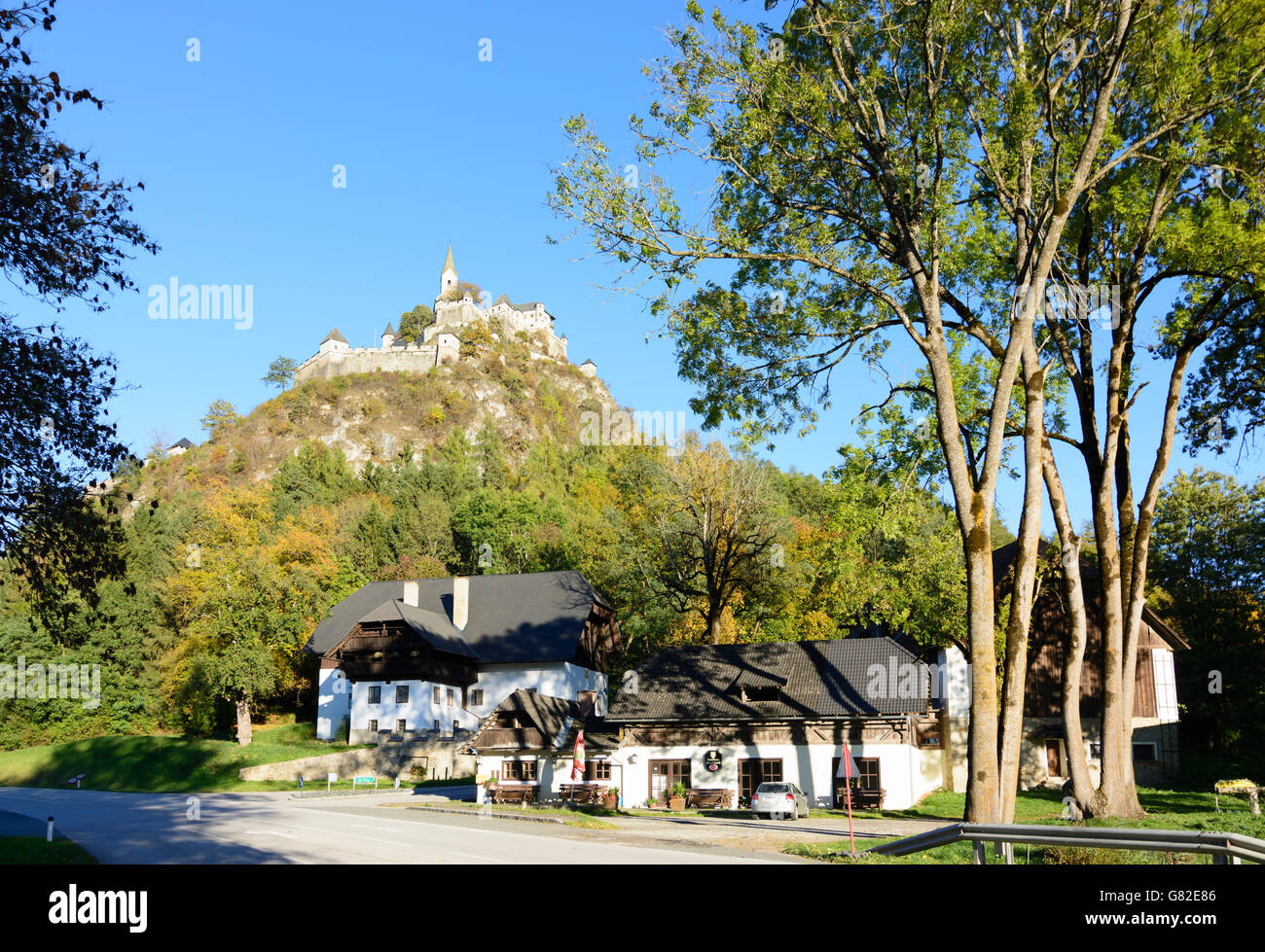 Hochosterwitz Castle, Sankt Georgen am Längsee, Austria, Kärnten, Carinthia, Stock Photo
