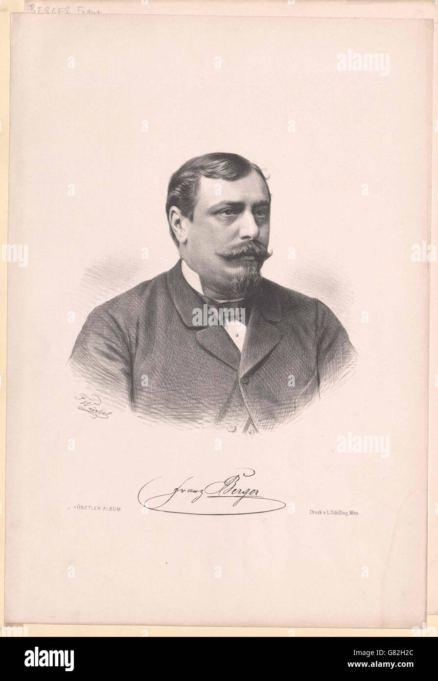 Berger, Franz Ritter Stock Photo