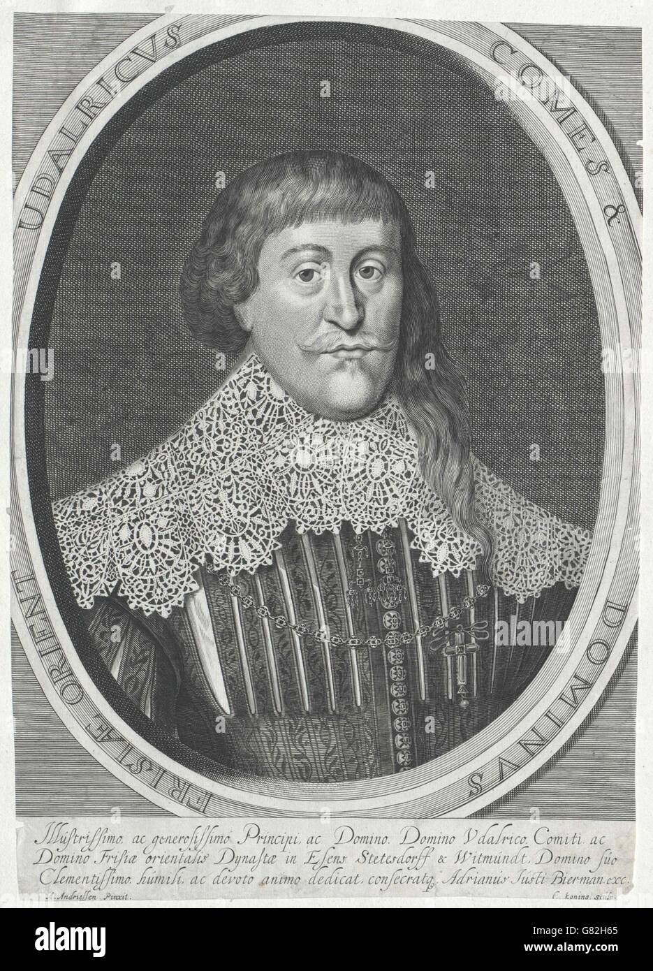 Ulrich II., Graf von Ostfriesland Stock Photo