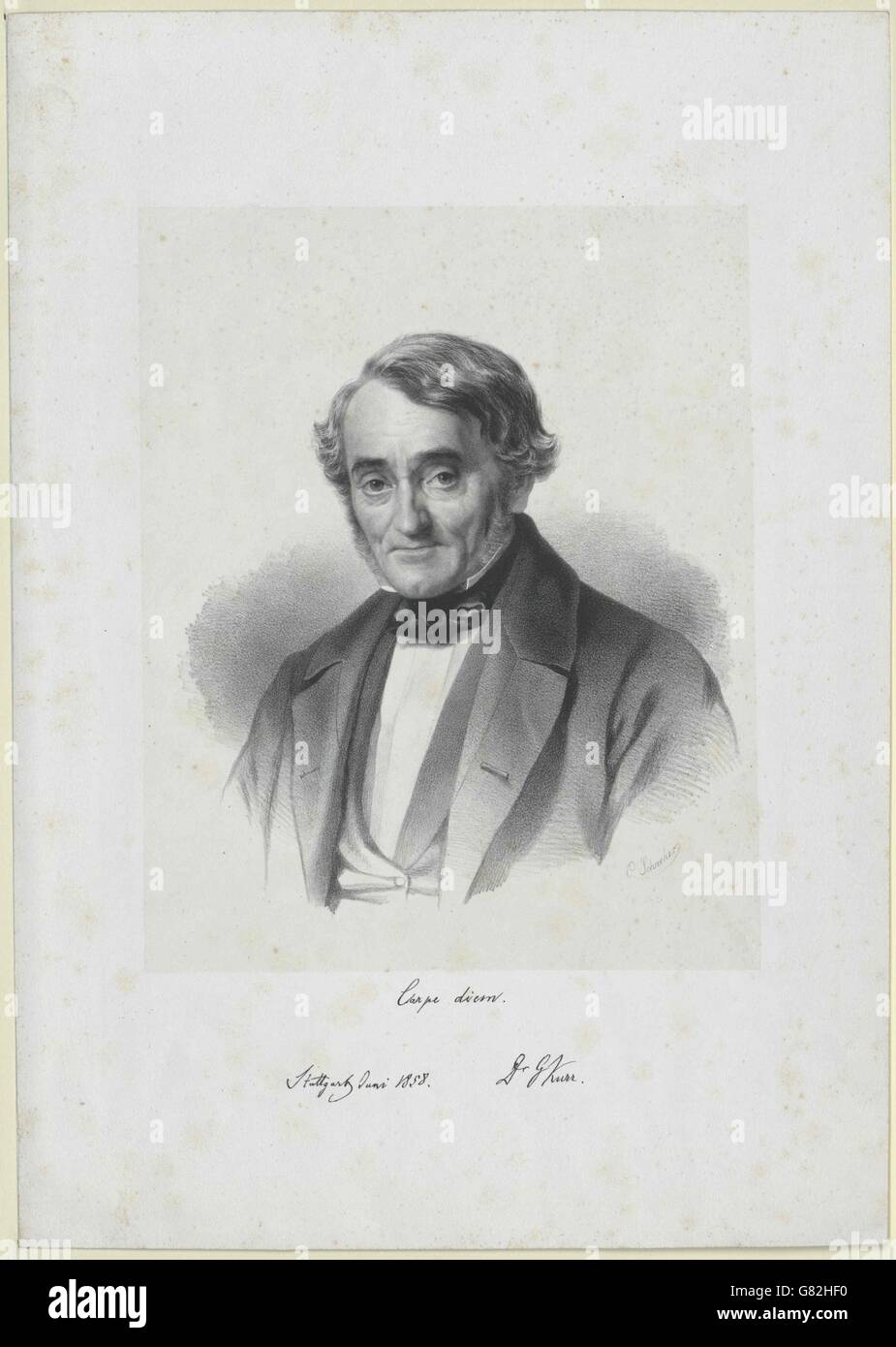 Kurr, Johann Gottlob von Stock Photo Alamy