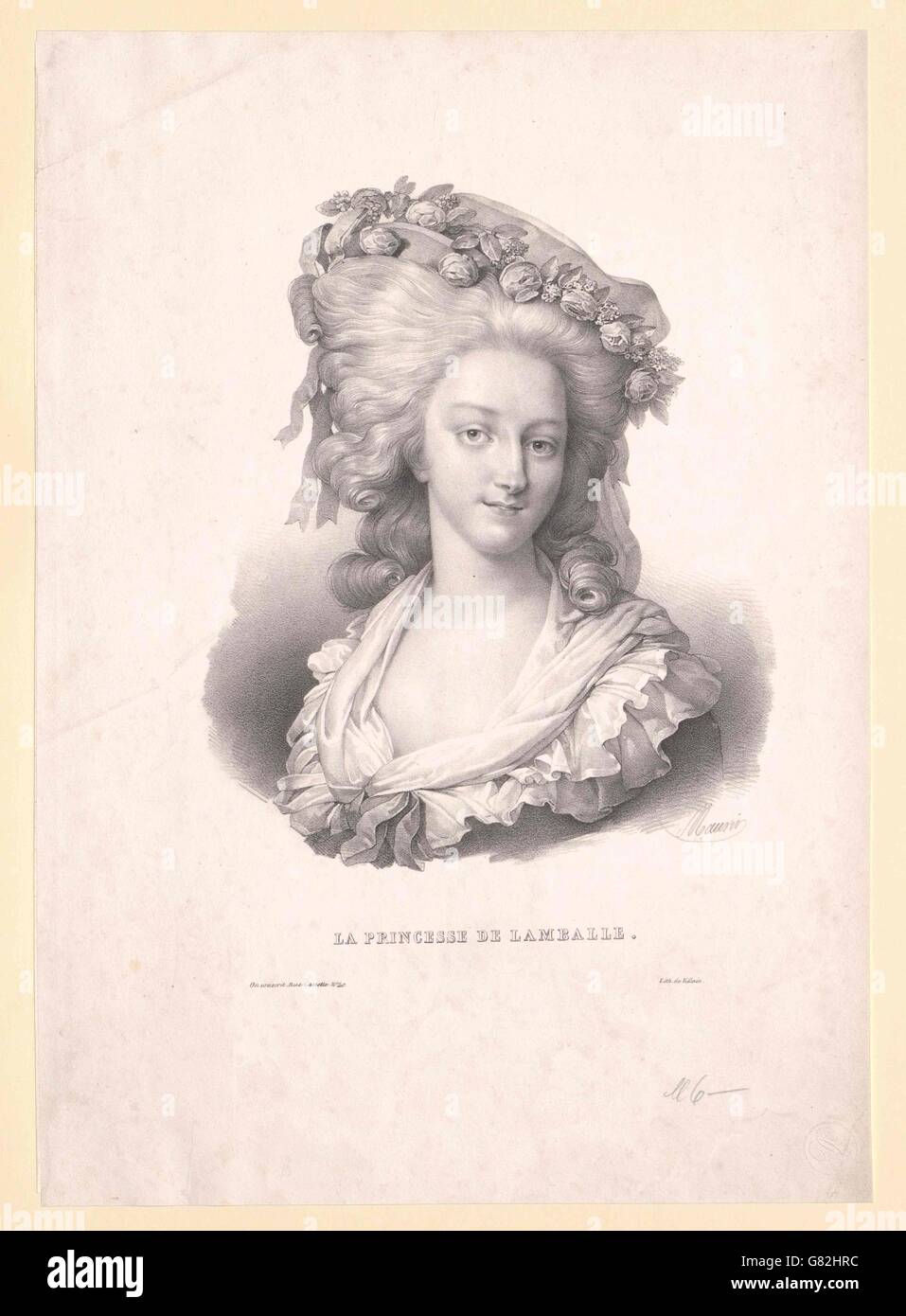 Marie Therese von Savoyen-Carignan Stock Photo