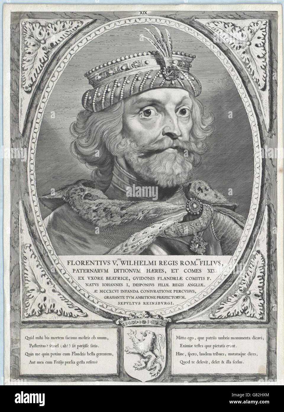 Florenz V., Graf von Holland Stock Photo Alamy
