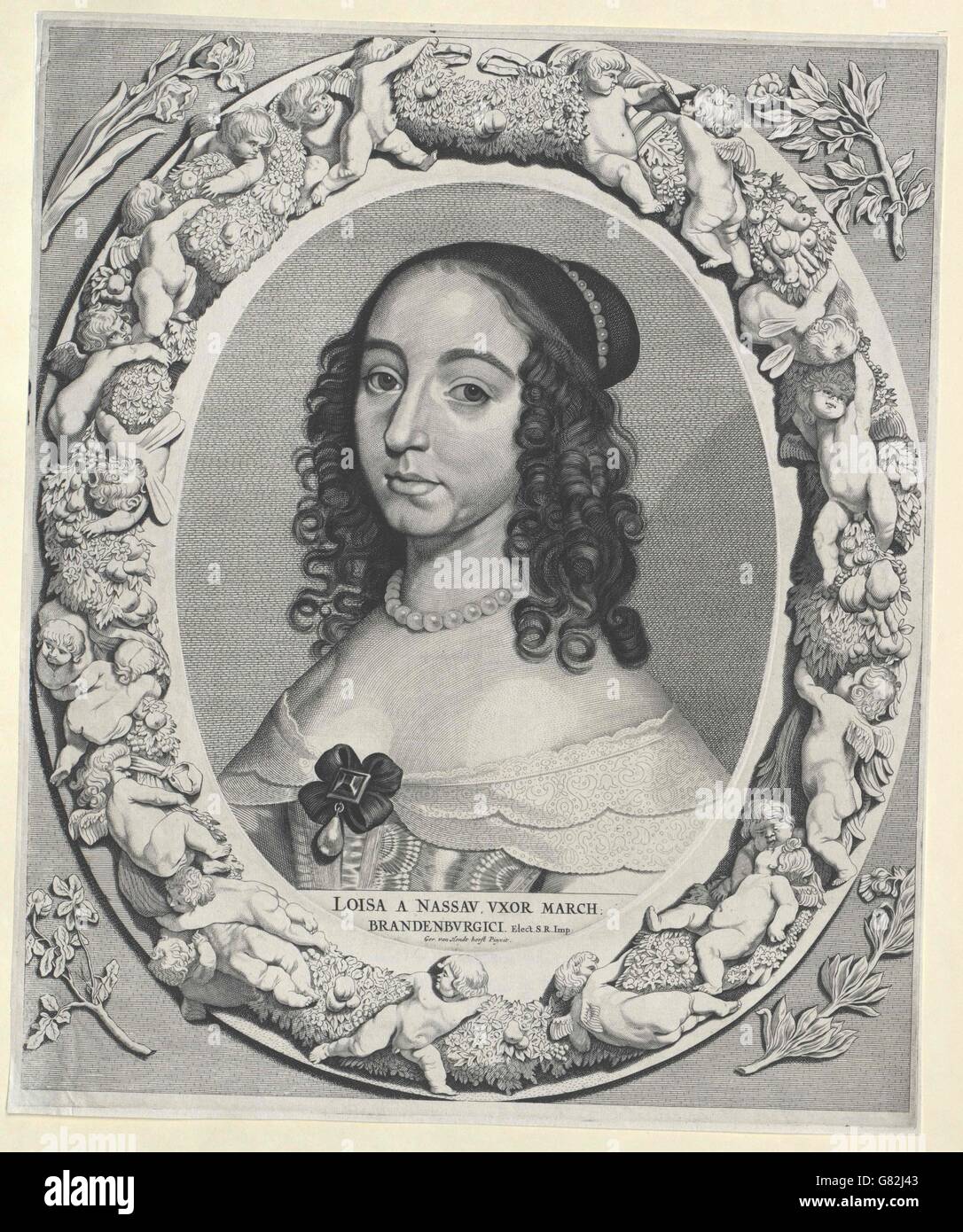 Luise Henriette, Prinzessin von Oranien, Gräfin von Nassau Stock Photo