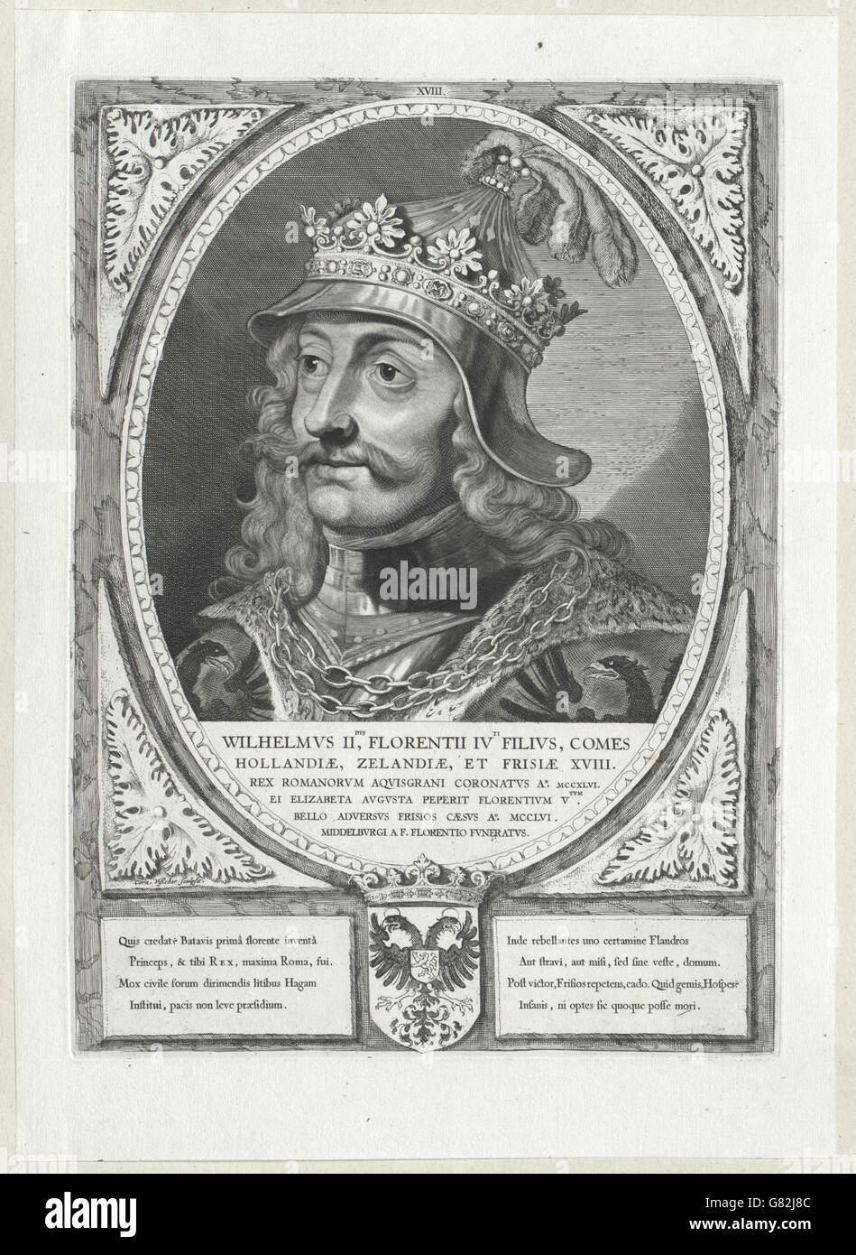 Wilhelm II., Graf von Holland Stock Photo Alamy