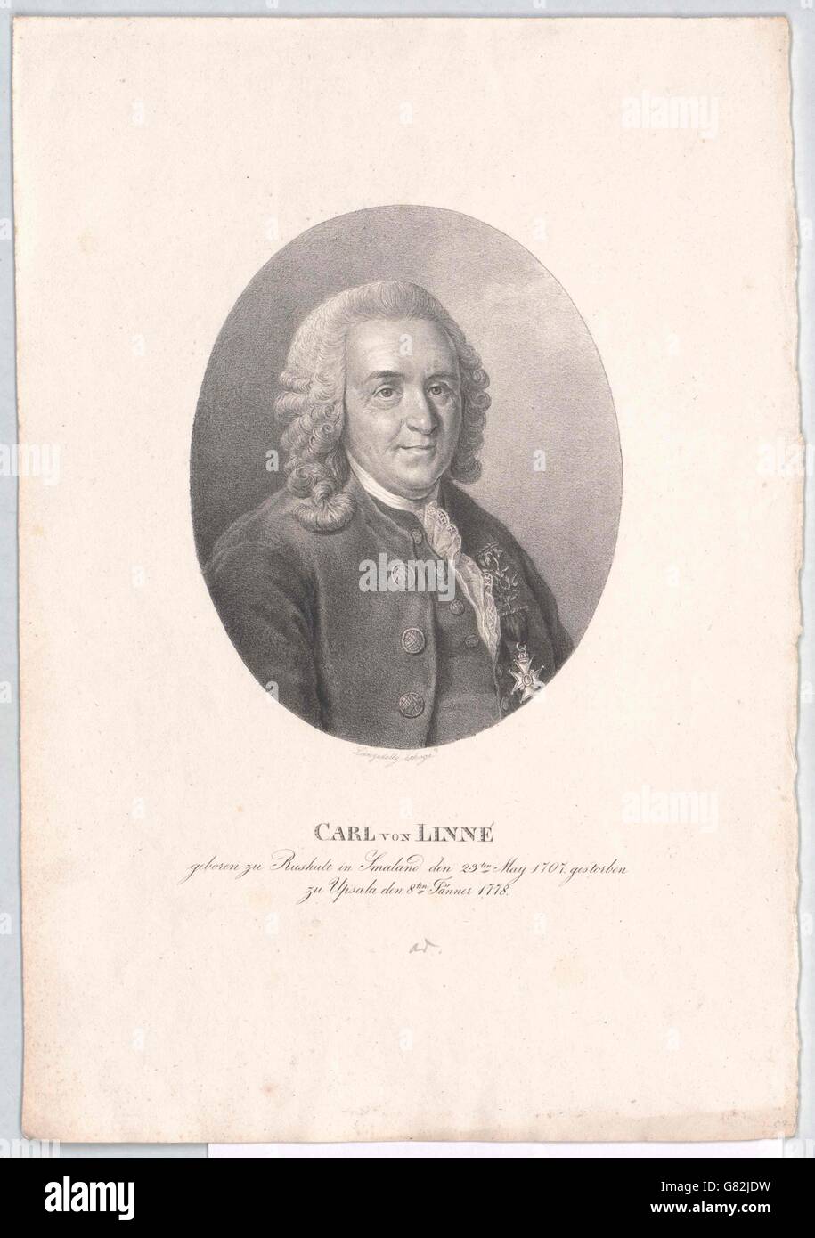 Linné, Karl von Stock Photo Alamy