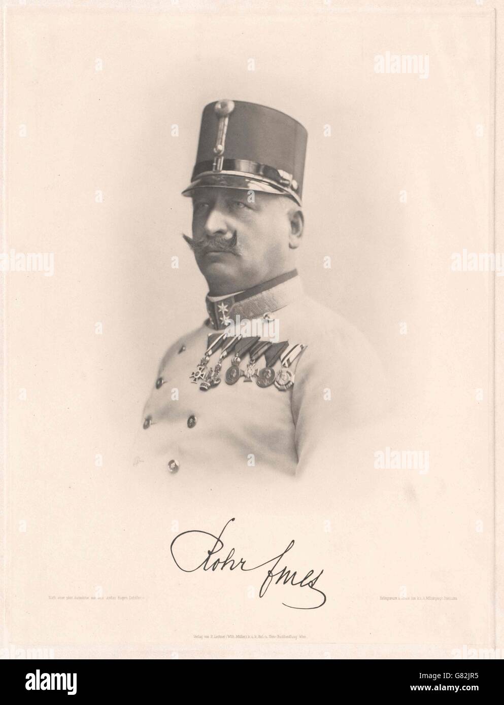 Rohr von Denta, Franz Baron Stock Photo Alamy