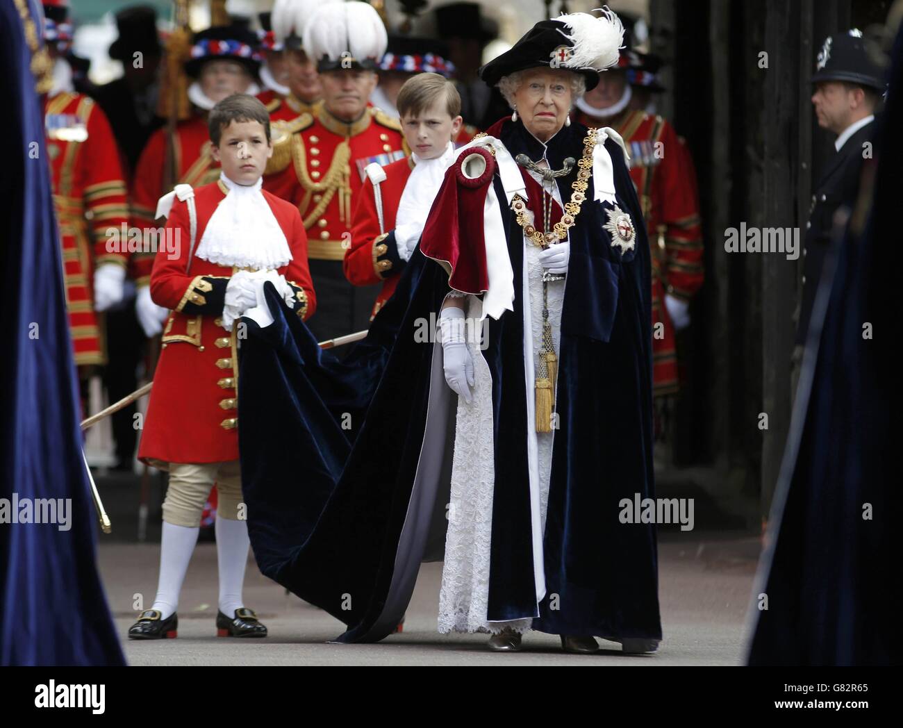 Order of the Garter 2015 Stock Photo Alamy