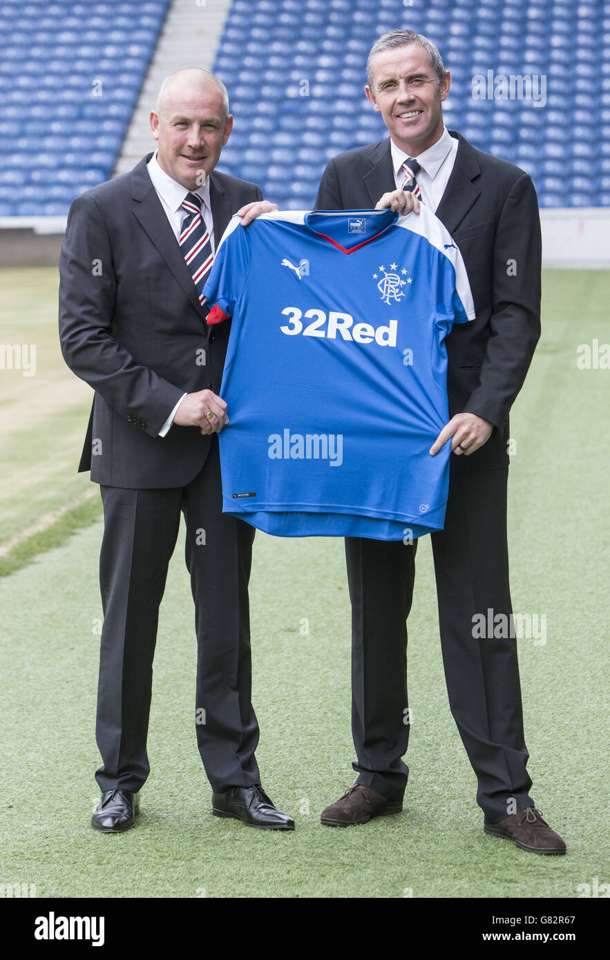 Soccer - Rangers New Manager - Ibrox Stadium Stock Photo - Alamy